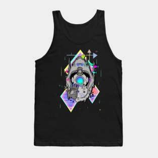 neon shark Tank Top